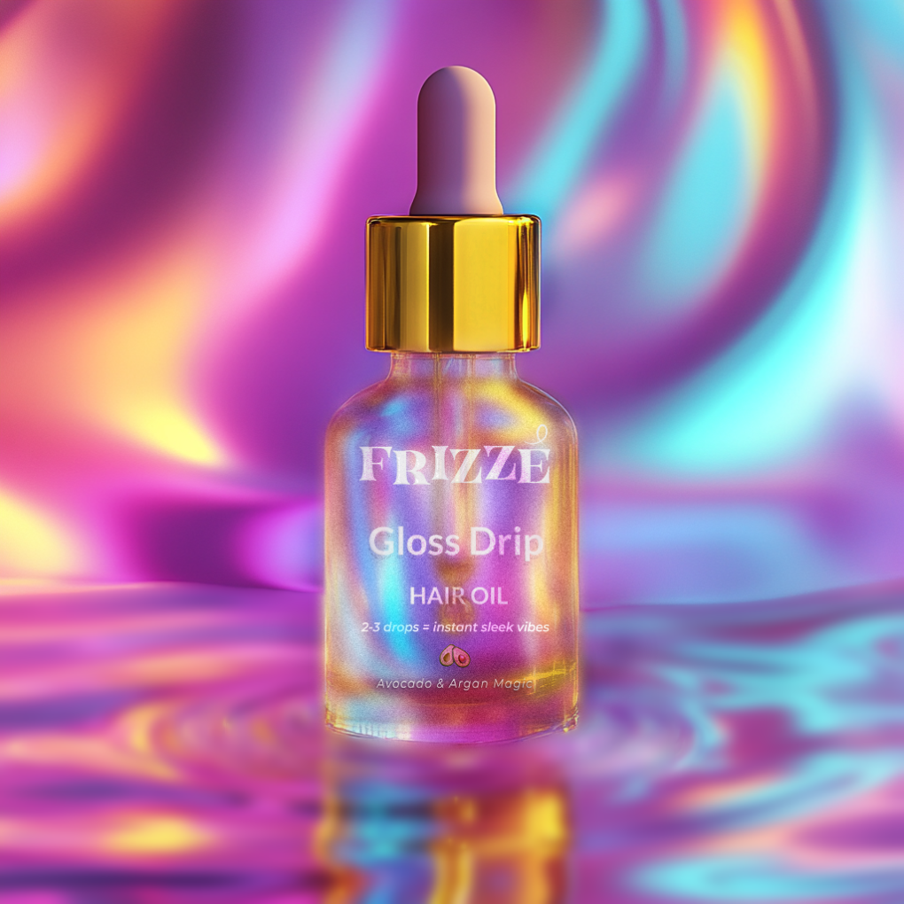 hair oil mockup